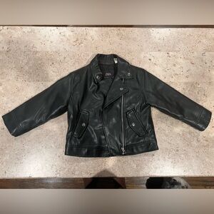 Size 3-4 years girl Zara soft leather